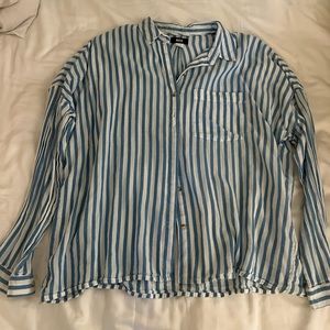 BDG urban outfitters striped button down shirt